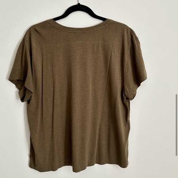 GIRLFRIEND COLLECTIVE Fern Cupro V-Neck Tee XXL - Picture 7 of 9